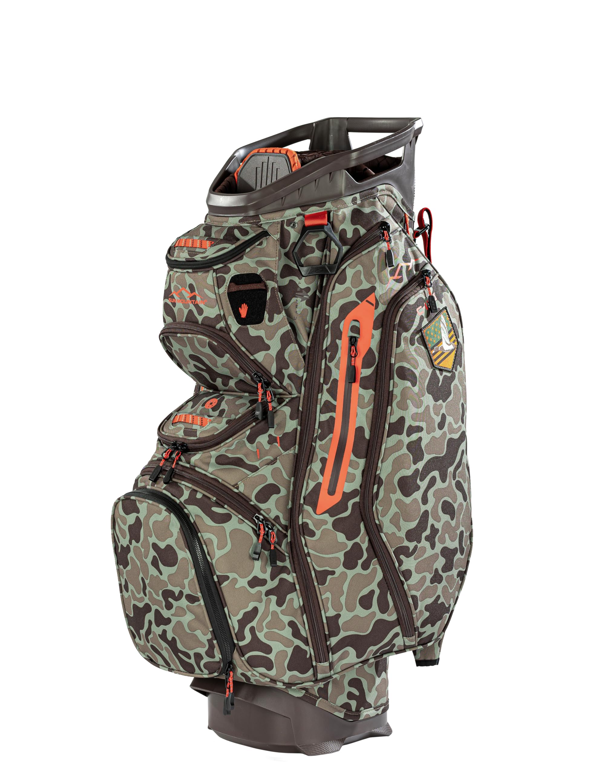 Sun Mountain Mens C130 Lightweight Cart Golf Bag, 14-Way Top, 2026 Model - Duck Hunter
