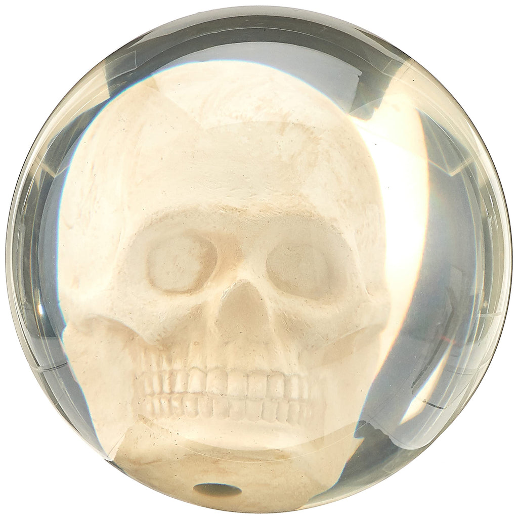 Kr Strikeforce Clear Skull Undrilled Bowling Ball, Clear, 15Lb