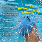 Soft Water Flying Disc For Kids - Sprays Water As It Flies! Fun Summer Water Toy For Beach Pool Backyard Camping Lake Birthday G