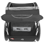 Retrospec Rover Kids Bicycle Trailer - Single & Double Passenger Childrens Foldable/Collapsible Tow Behind Bike Trailer With 16