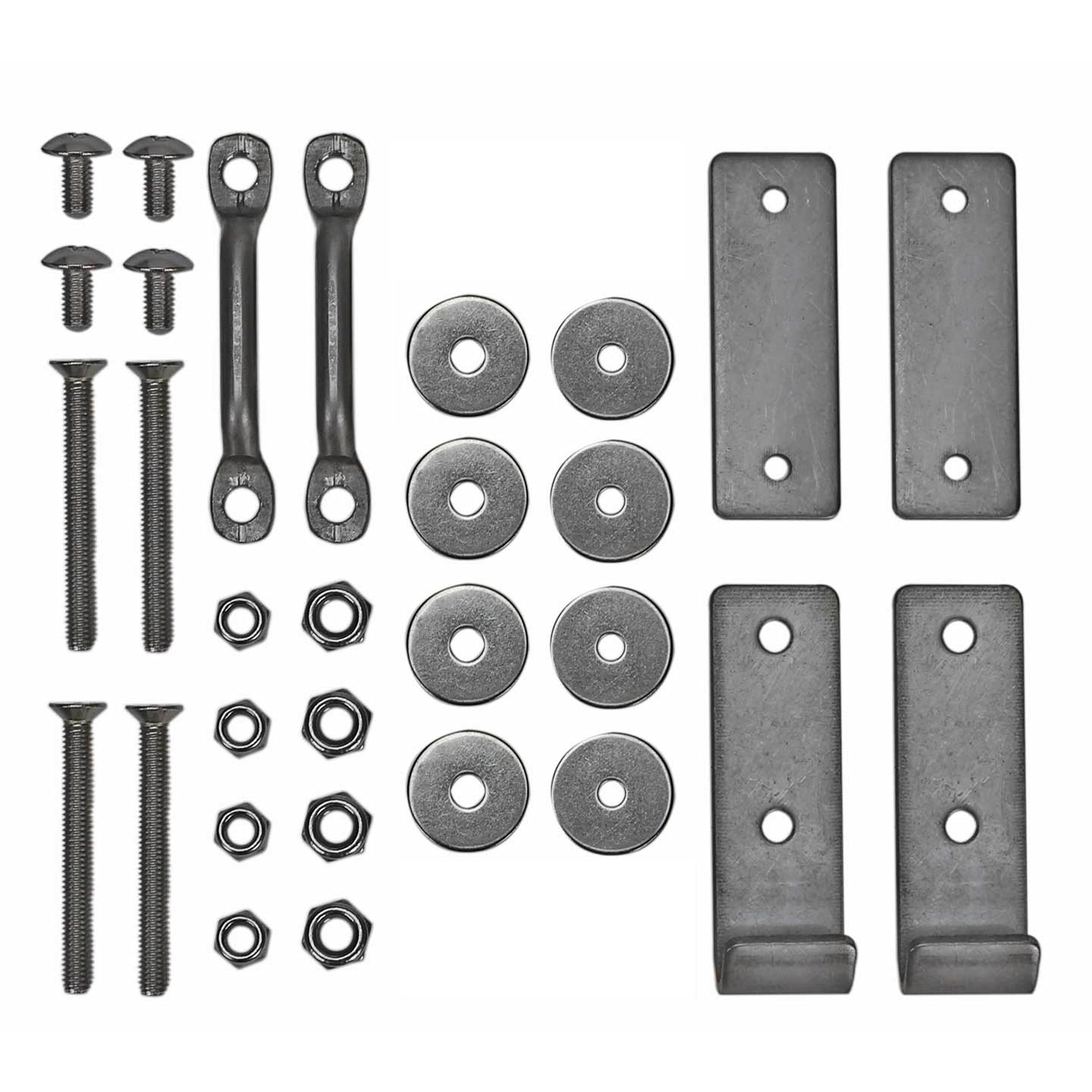 Extreme Max 3005.4089H J-Hooks & Footman Loops For Compact Folding Pontoon Ladder (3005.4089)