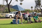Sport-Brella Versa-Brella SPF 50+ Adjustable Umbrella with Universal Clamp, XL, Firebrick Red