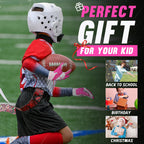 AIGEVTURE Youth Football Gloves Kid Receiver Gloves Boys Girls Unmatched Grip Great Gift (Hot Pink, Youth XS)