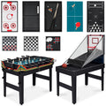 Best Choice Products 13-in-1 Combo Game Table Set w/Ping Pong, Foosball, Basketball, Air Hockey, Sling Puck, Archery, Shuffleboa