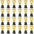 Juvale 24 Pack Mini Trophies For Awards, Gold Participation Trophy Cups For Sports Tournaments And Competitions (4 In)