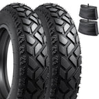2 Pack 20'' E-Bike Fat Tires Heavy Duty 20 X 4.0 (102-406) Plus 20'' Bike Tubes 20 X 3.5/4.0 Av32Mm And 2 Nylon Rim Strips Compa