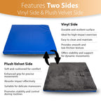 Foamma Soft Gymnastics Mat - Velvet Landing Mat For Kids And Adults, Exercise Mat With Velvet Washable Cover, High-Density Tumbl