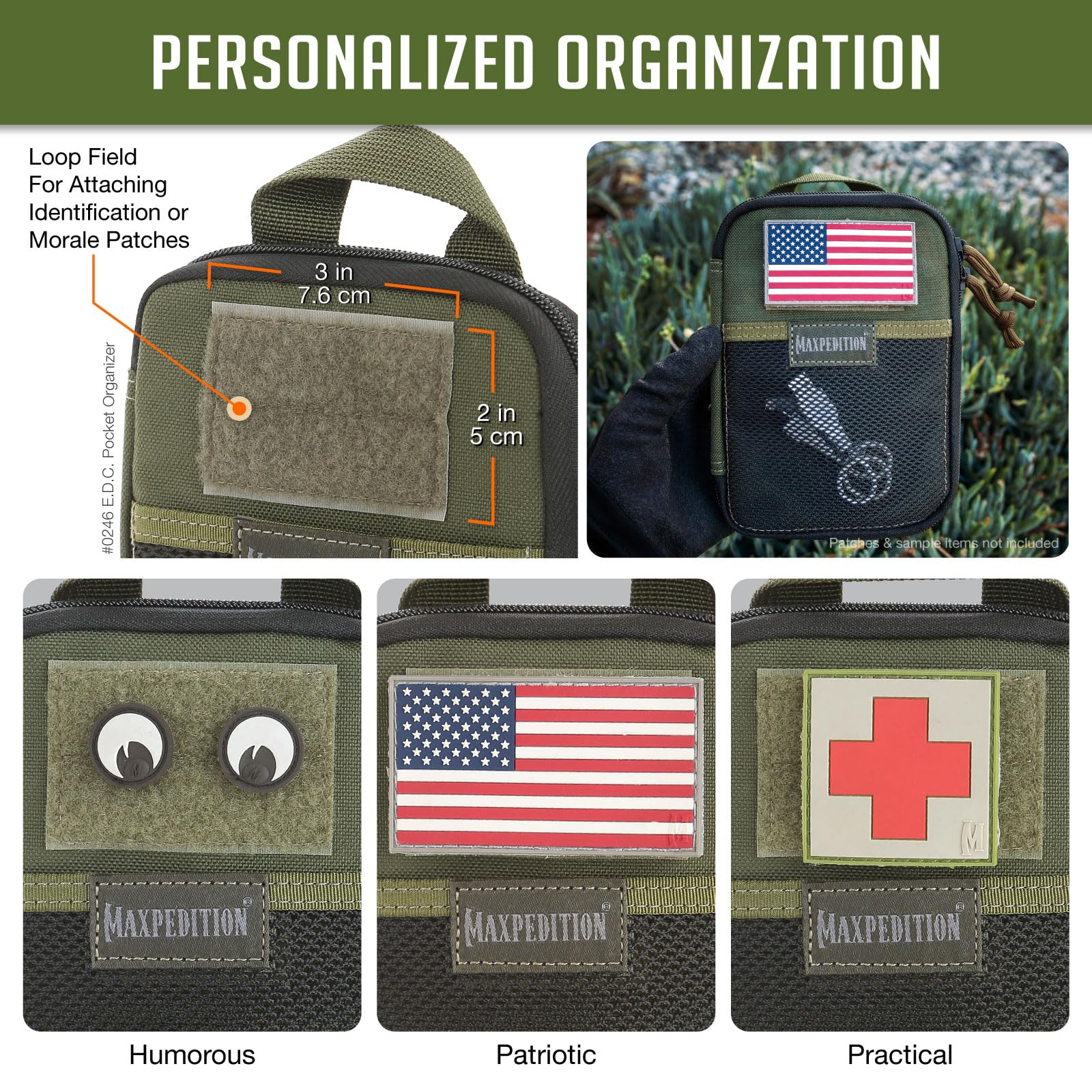 Maxpedition E.D.C. Pocket Organizer (OD Green)