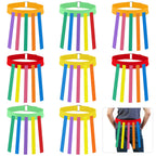 Wettarn 8 Pcs Catch Tail Game Belt Set Field Day Games Catching Equipment For Adults And Kids Ideal For Family Gatherings Parks