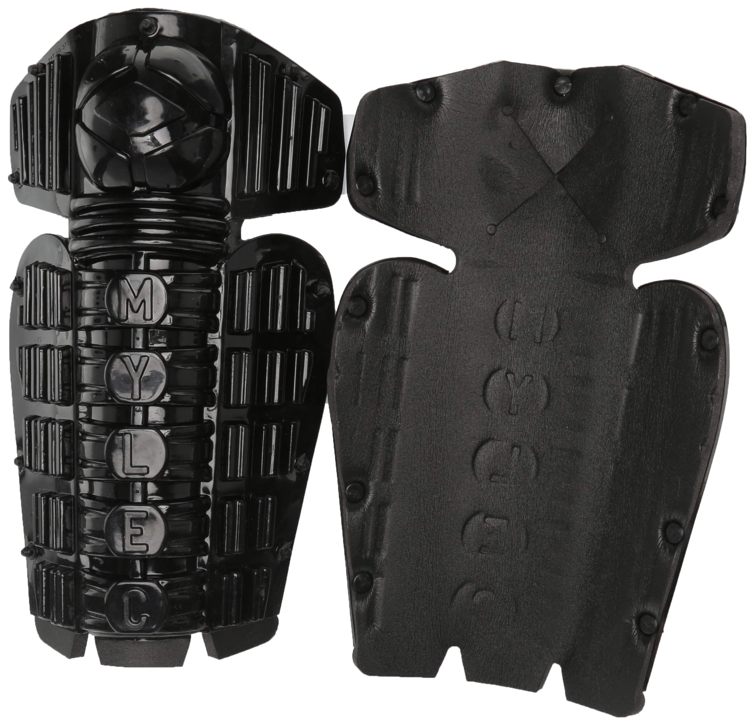 Mylec Street/Dek Shin Pads, Black, Small