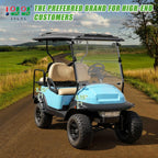 10L0L Golf Cart Standard Fender Flares Front And Rear For Club Car Precedent Golf Carts With Metal Hardware (Set Of 4)