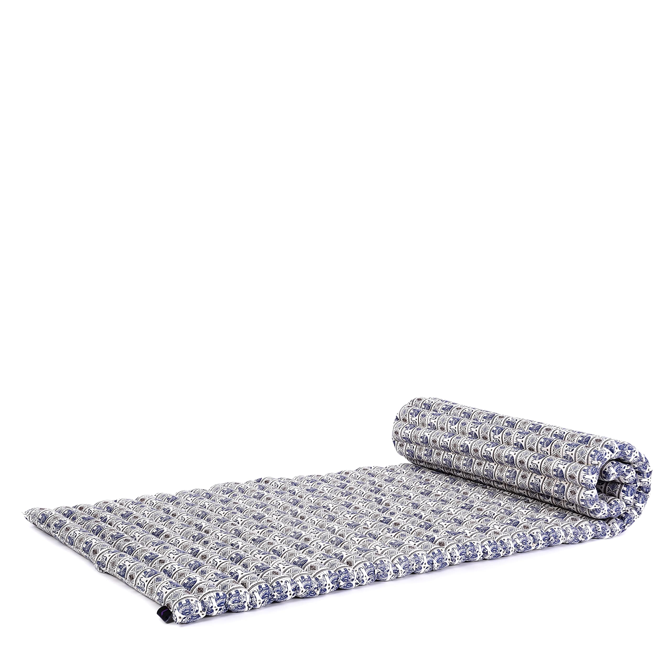 Leewadee - Foldable Floor Mattress - Japanese Roll Up Futon -Trifold Tatami Mat- Guest Floor Bed - Camping Mattress - Thai Massa
