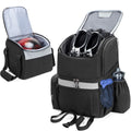 GOBUROS Bowling Backpack with Inner Bowling Tote Bag, Bowling Ball Bag with Wooden Ball Holder and Shoe Compartment, Which Can H