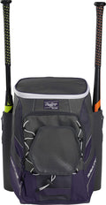 Rawlings | IMPULSE Backpack Equipment Bag | Baseball/Softball | Purple