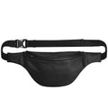 Syutm Unisex Leather Large Big Waist Pack Travel Handy Hiking Zip Pouch Elegant Style Document Money Phone Belt Sport Bag Bum Ba