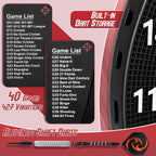 Electronic Dart Board, Soft Tip Dartboard Set 40 Games, 427 Variants Digital Electric Dart Boards With Colorful Led, 6 Darts, 10