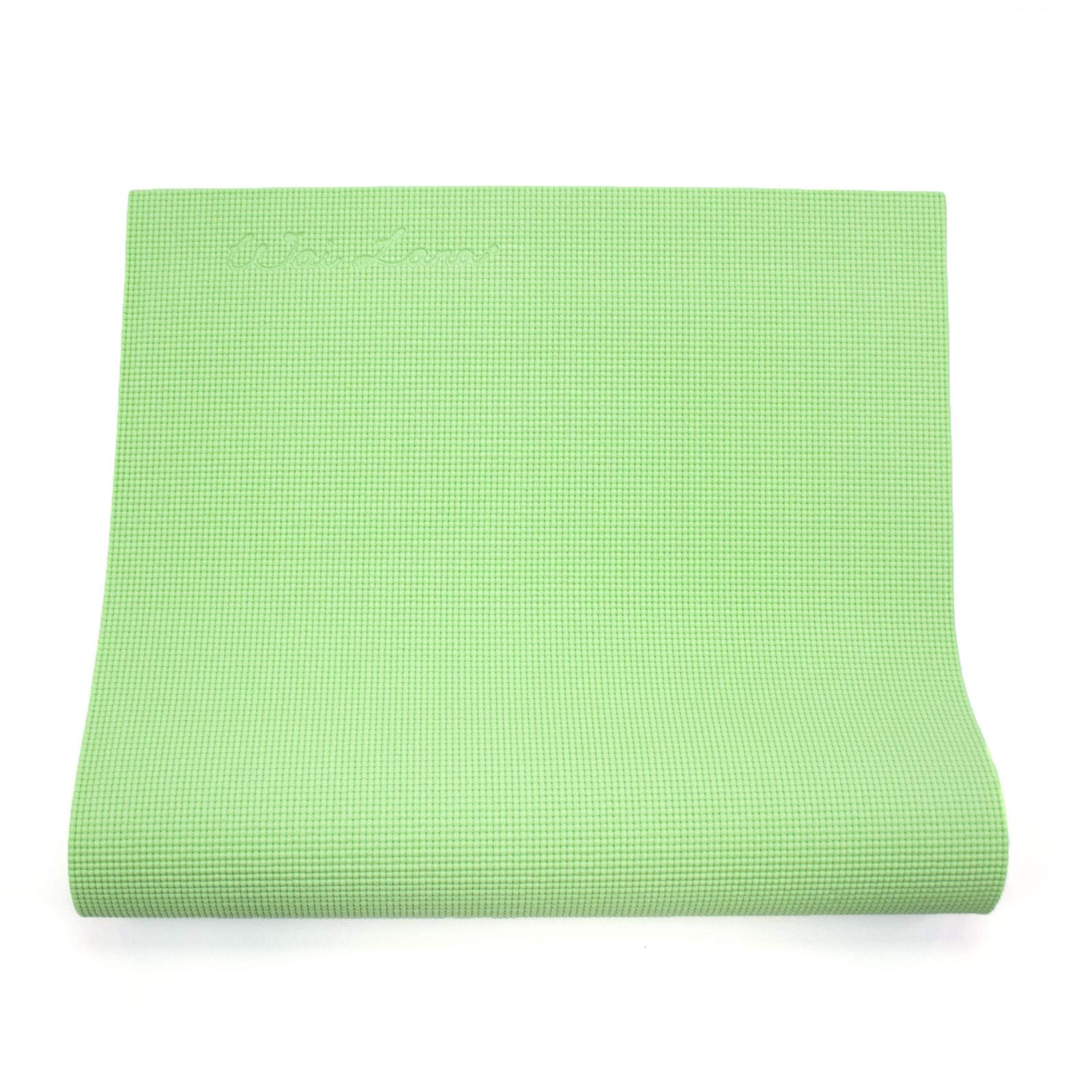 Wai Lana Yoga And Pilates Mat (Color: Mint)- 1/4 Inch Extra Thick Non-Slip Stylish, Latex-Free, Lightweight, Optimum Comfort