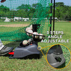 Furlihong 898Bh Baseball Soft Toss Machine, Angle Adjustable, Step On Paddle And Release To Launch, No Power Supply Needed, Work