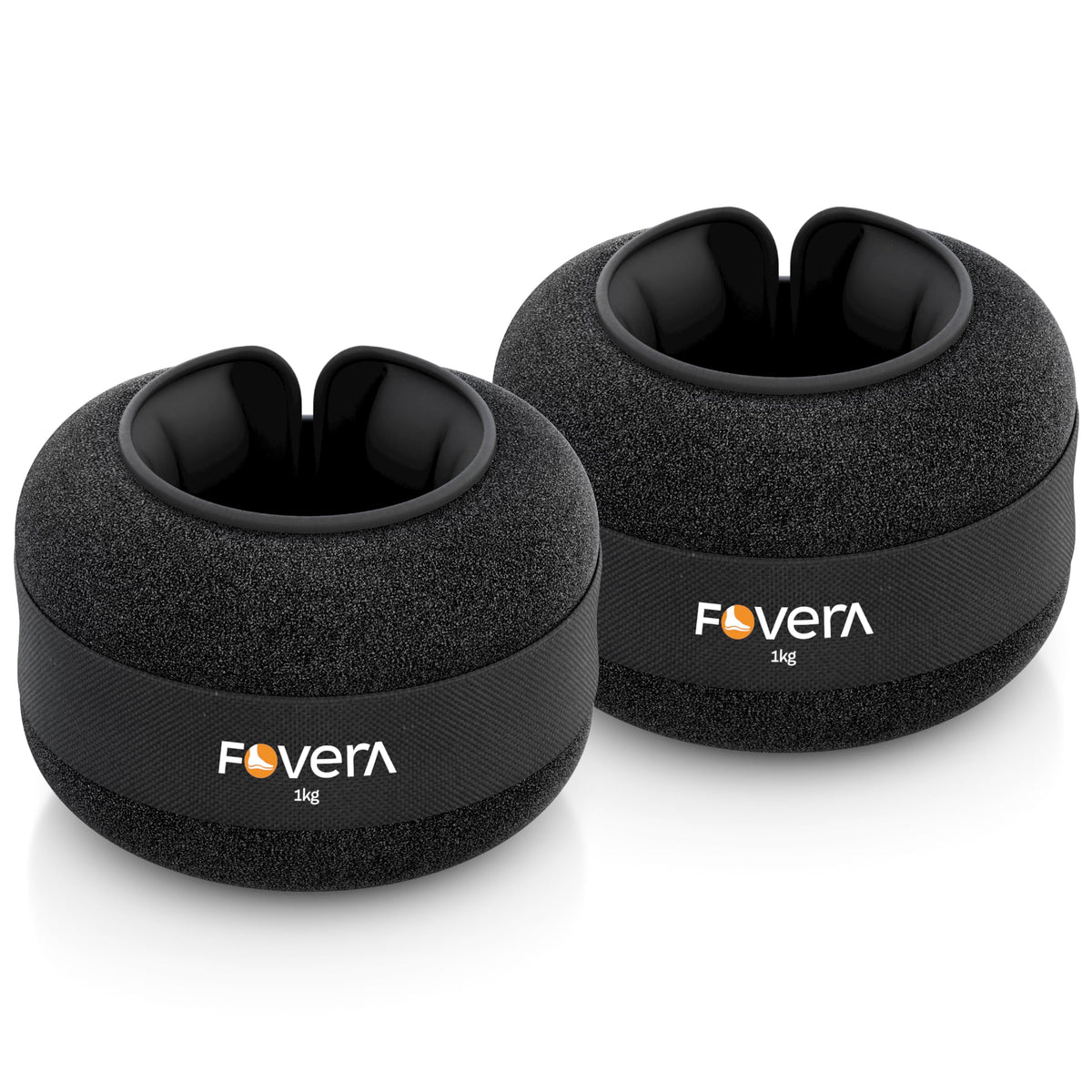 Fovera Weight Cuff (1 Kg) For Strength Gain, Physiotherapy & Rehabilitation | For Men & Women | Adjustable Strap | For Muscle St