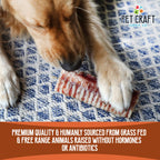 Pet Craft Supply All Natural Healthy Beef Trachea Bones Dog Chews Treats For Aggressive Chewers Long Lasting Rawhide Free Made I