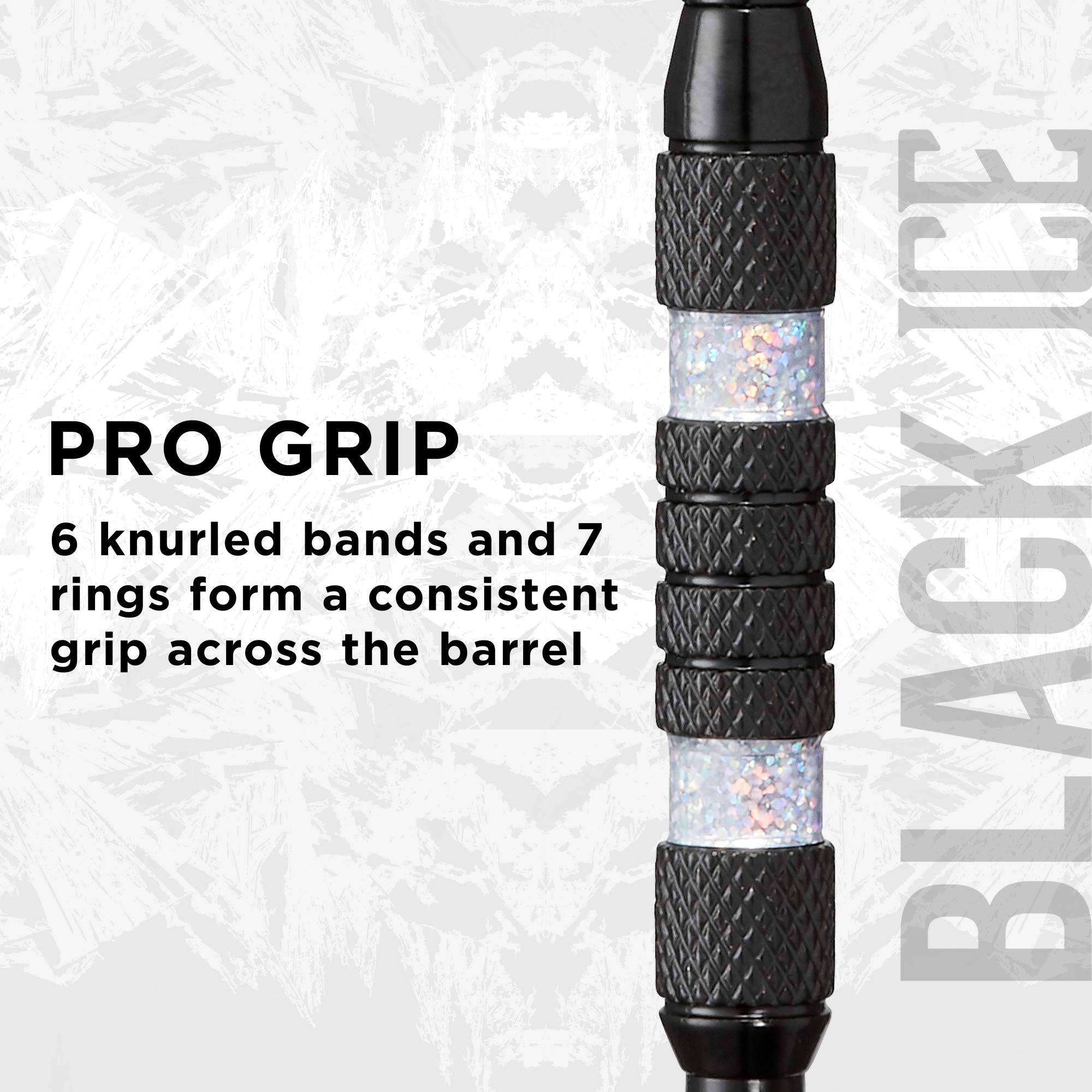 Viper Black Ice Soft Tip Darts With Silver Rings, 16 Grams