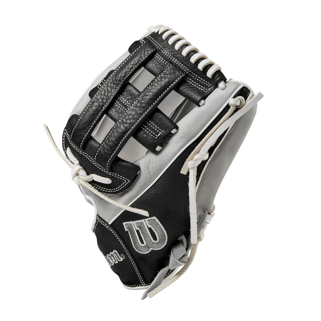 Wilson 2024 A1000 If12 12    Infield Fastpitch Softball Glove - Silver/Black/White, Right Hand Throw