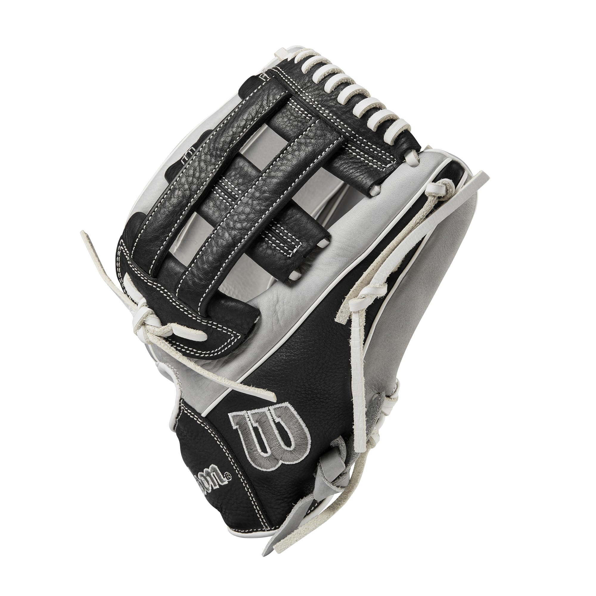 Wilson 2024 A1000 If12 12    Infield Fastpitch Softball Glove - Silver/Black/White, Right Hand Throw
