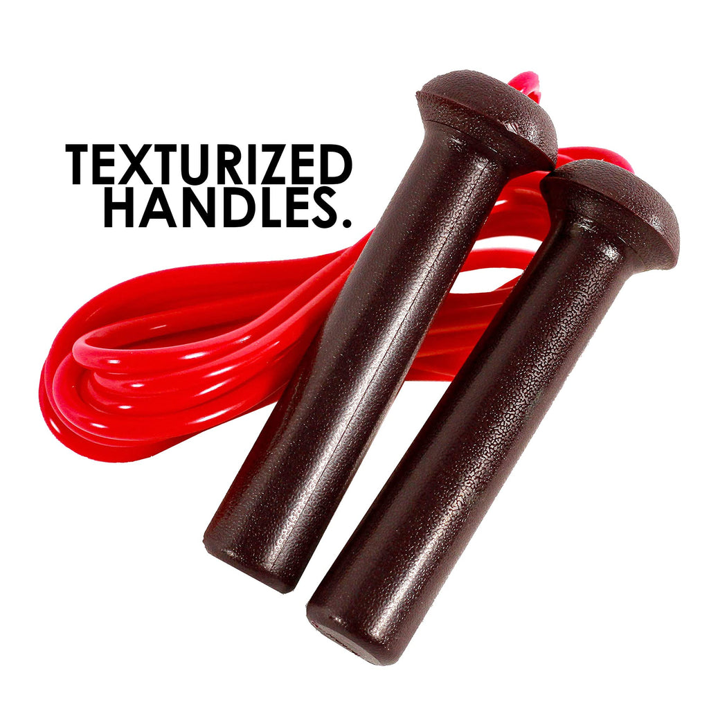 Cannon Sports Red Speed Jump Ropes For Fitness, Home Gym, Workouts, Exercise & Boxing (9-Feet)