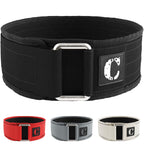 Contraband Black Label 4010 4 Inch Nylon Weight Lifting Belt W/Hook & Loop | Heavy Duty Weight Belt And Back Support Belt For We