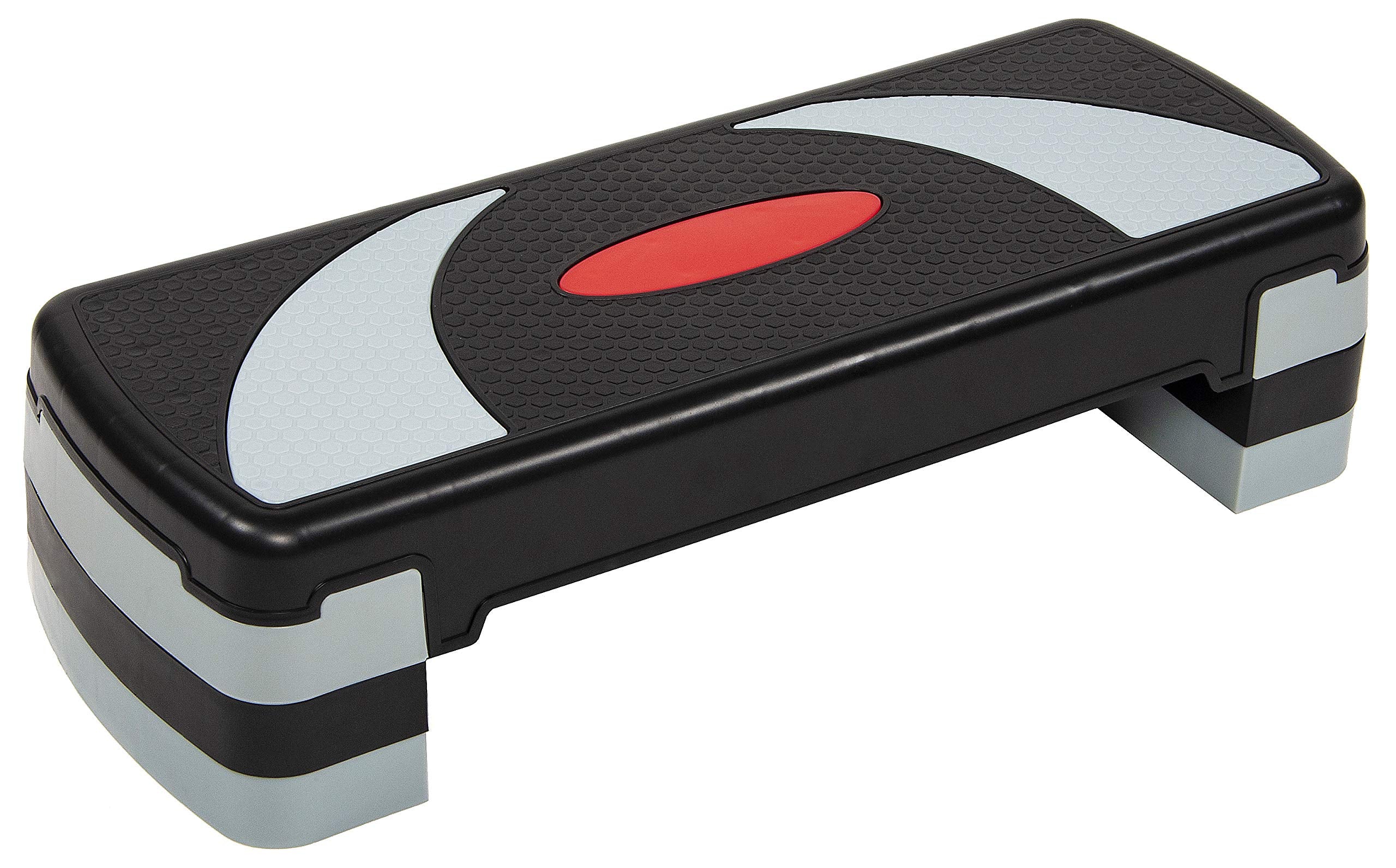 Balancefrom Adjustable Workout Aerobic Stepper Step Platform Trainer, Gray
