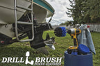 Drill Brush Boat Accessories - Kayak Cleaning Kit - Boat Drill Brush Set - Marine Scrub Brush Attachment For Drill - Rotary Clea