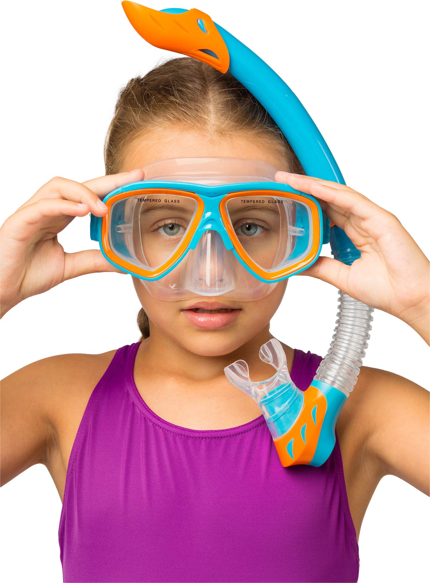 Cressi Rocks Kids Set, Blueorange, Lxl
