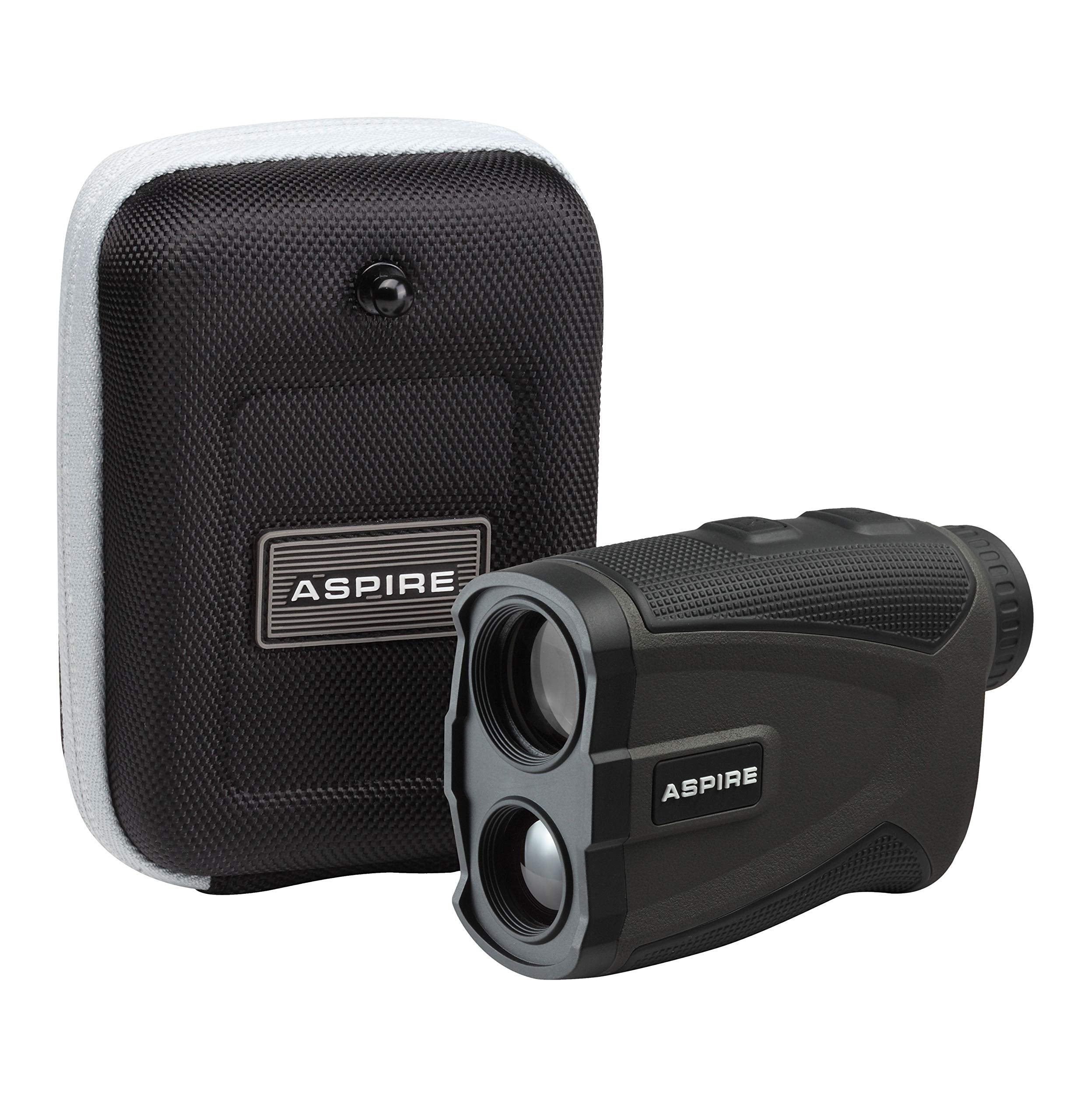Aspire Golf Platinum Laser Rangefinder With Slope, 6X Magnification, 1000 Yards, Pin Seek, Target Lock, Vibration Alert, Noise F