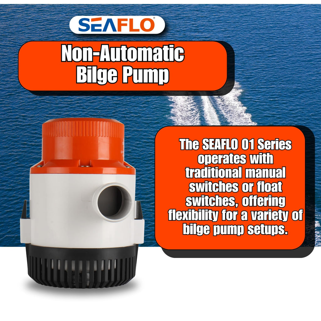 Seaflo Electric Marine Bilge Pumps (4700 Gph)