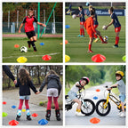 Anslyqa Soccer Cones (Set Of 50) Agility Training Disc Cone With Carry Bag And Holder For Football Basketball Sports Field Cone