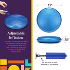 Special Supplies Stability Cushion Balance Pad For Core Strength Trainer And Flexibility, Tactile Sensory Disc For Standing Or S