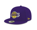 NBA Los Angeles Lakers Mens Official 59FIFTY Fitted Cap, 8, Purple