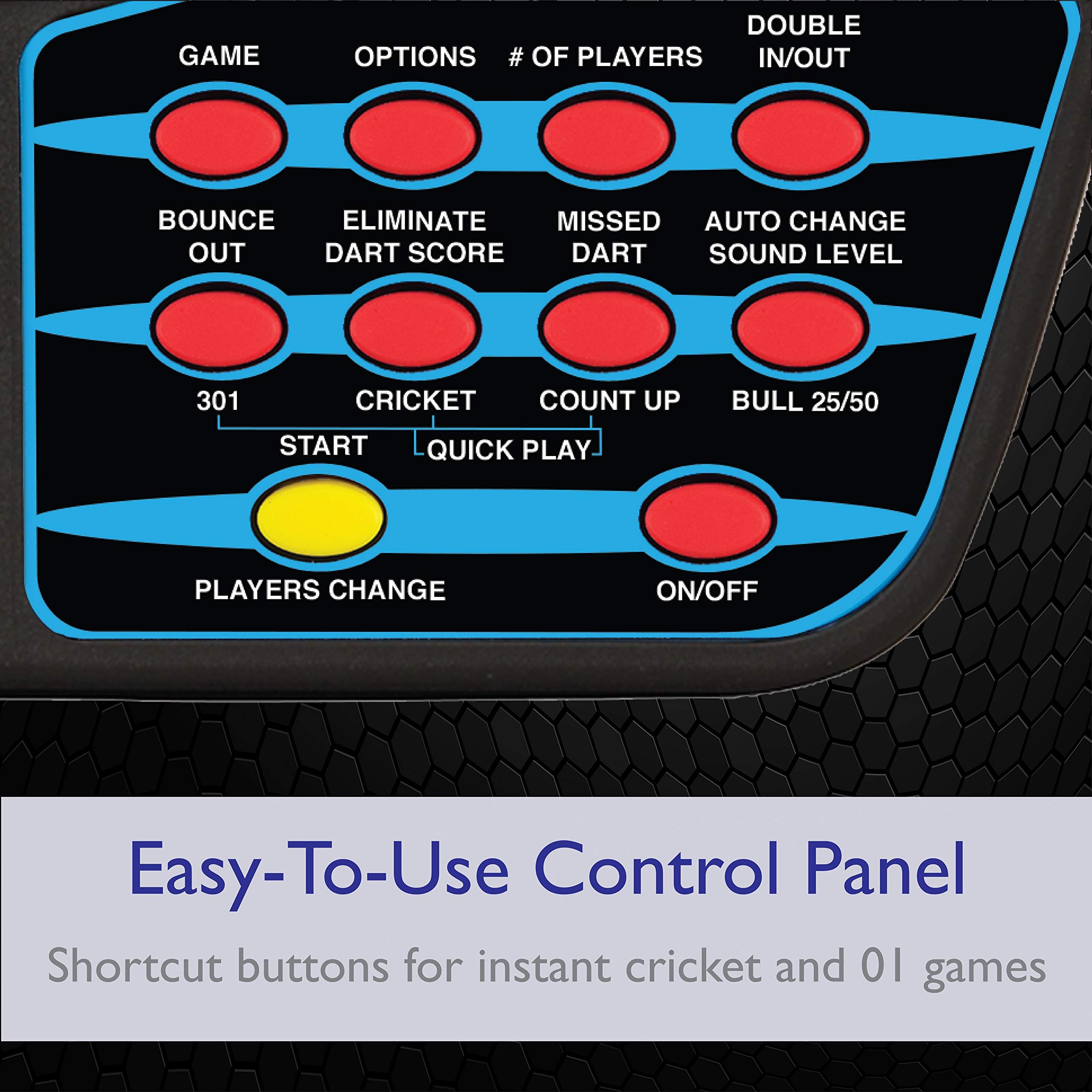 Viper 787 Electronic Dartboard, Ultra Thin Spider For Increased Scoring Area, Free Floating Segments, Locking Segment Holes For