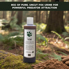 North American Trapper 100% Pure Fox Urine - Long-Lasting Scent Attractant for Fox, Bobcat & Coyote Trapping - Natural Predator