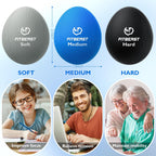 Fitbeast Stress Balls For Adults, Squeeze Balls For Hand Therapy, 6-Pack Hand Therapy Balls, Tri-Density Hand Exercise Ball For