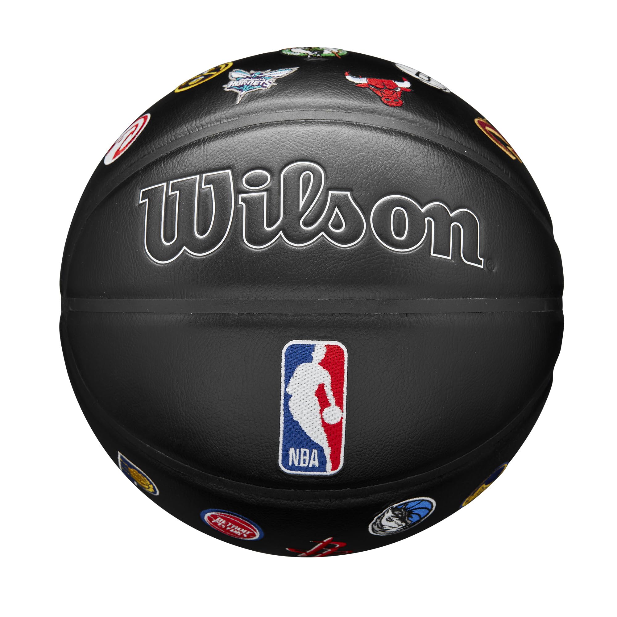 Wilson Nba All Team Premiere Basketball - Black/Multicolored, Size 7-29.5''