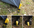 9 Inch Plastic Tent Stakes -12 Pcs Heavy Duty And Larger Durable Tent Pegs Spike Hook For Campings Outdoor And Garden Lawn, Stur