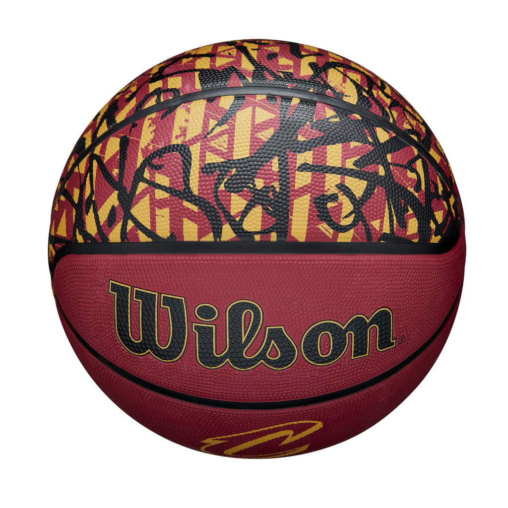 Wilson Nba Team Graffiti Basketball - Cleveland Cavaliers, Size 7-29.5''