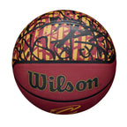 Wilson Nba Team Graffiti Basketball - Cleveland Cavaliers, Size 7-29.5''