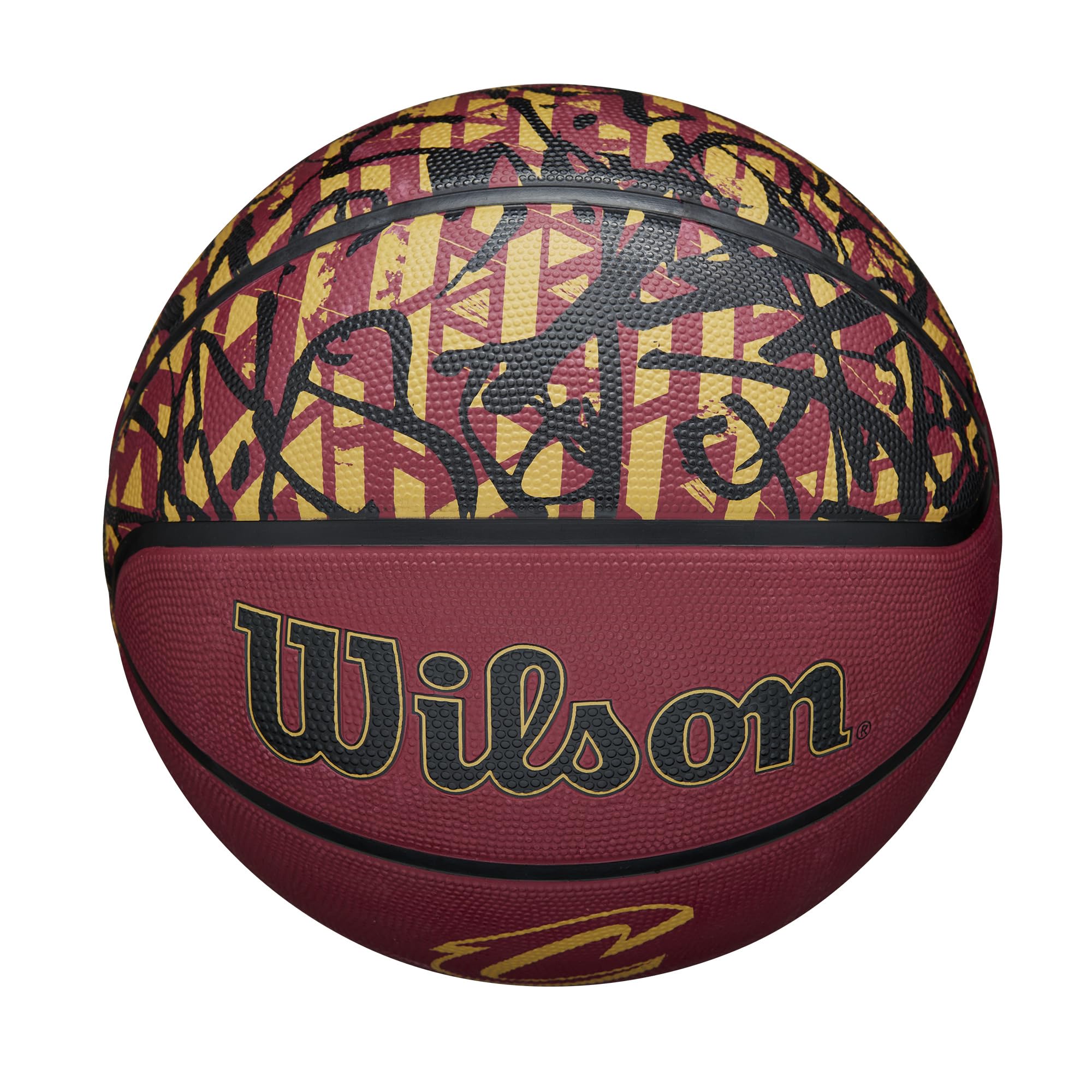 Wilson Nba Team Graffiti Basketball - Cleveland Cavaliers, Size 7-29.5''