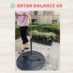 Ballet Barre Portable For Home Or Studio, 6 Ft Extendable To 12 Ft Bar With Curved Shape, Height Adjustable From 27'' To 44'', I