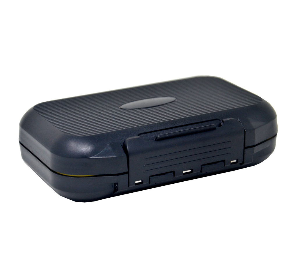 Outdoor Planet Black Waterproof Fly Box Slit Foam Fly Fishing Box