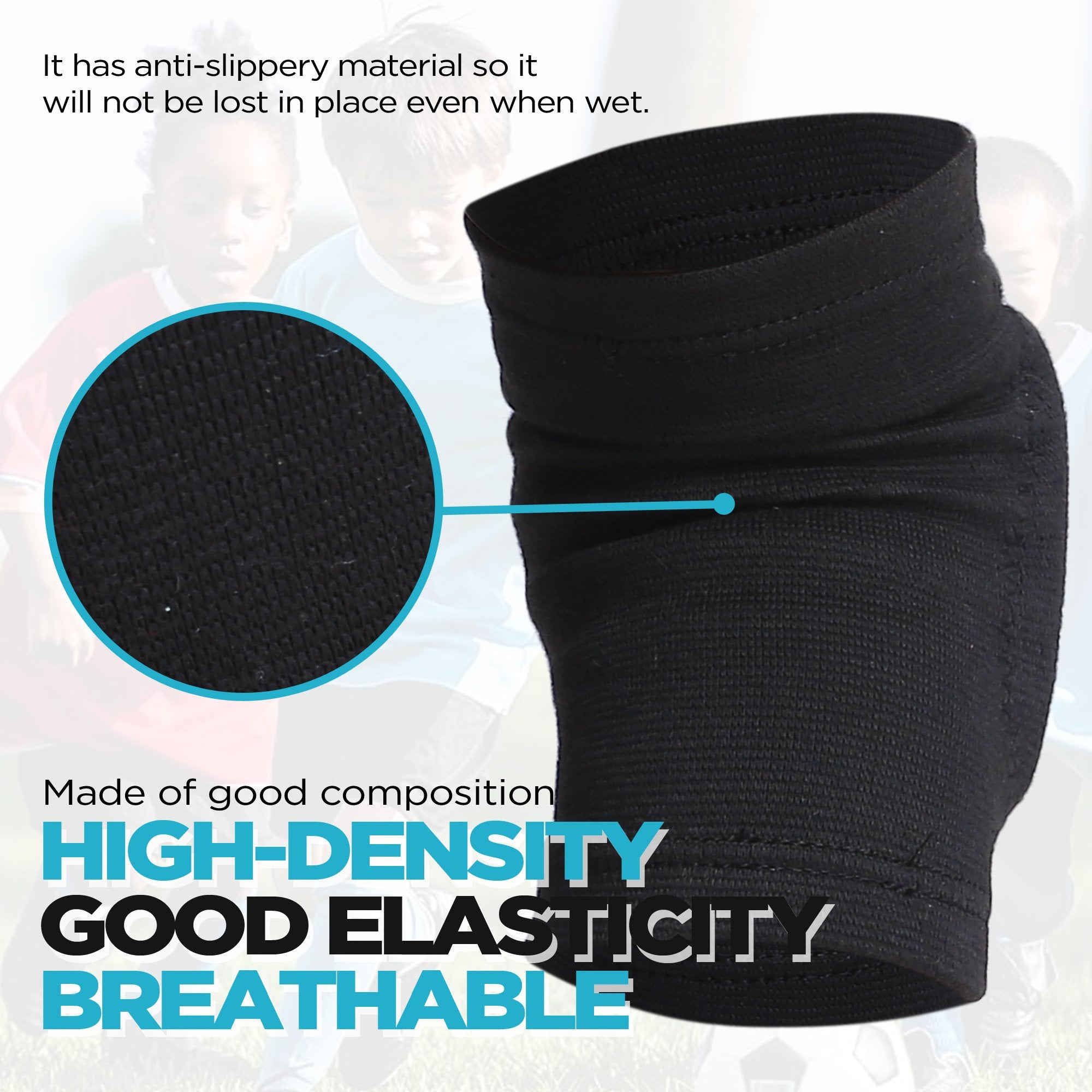 Bodyprox Volleyball Knee Pads For Junior Youth, 1 Pair Unisex (13-18 Years)