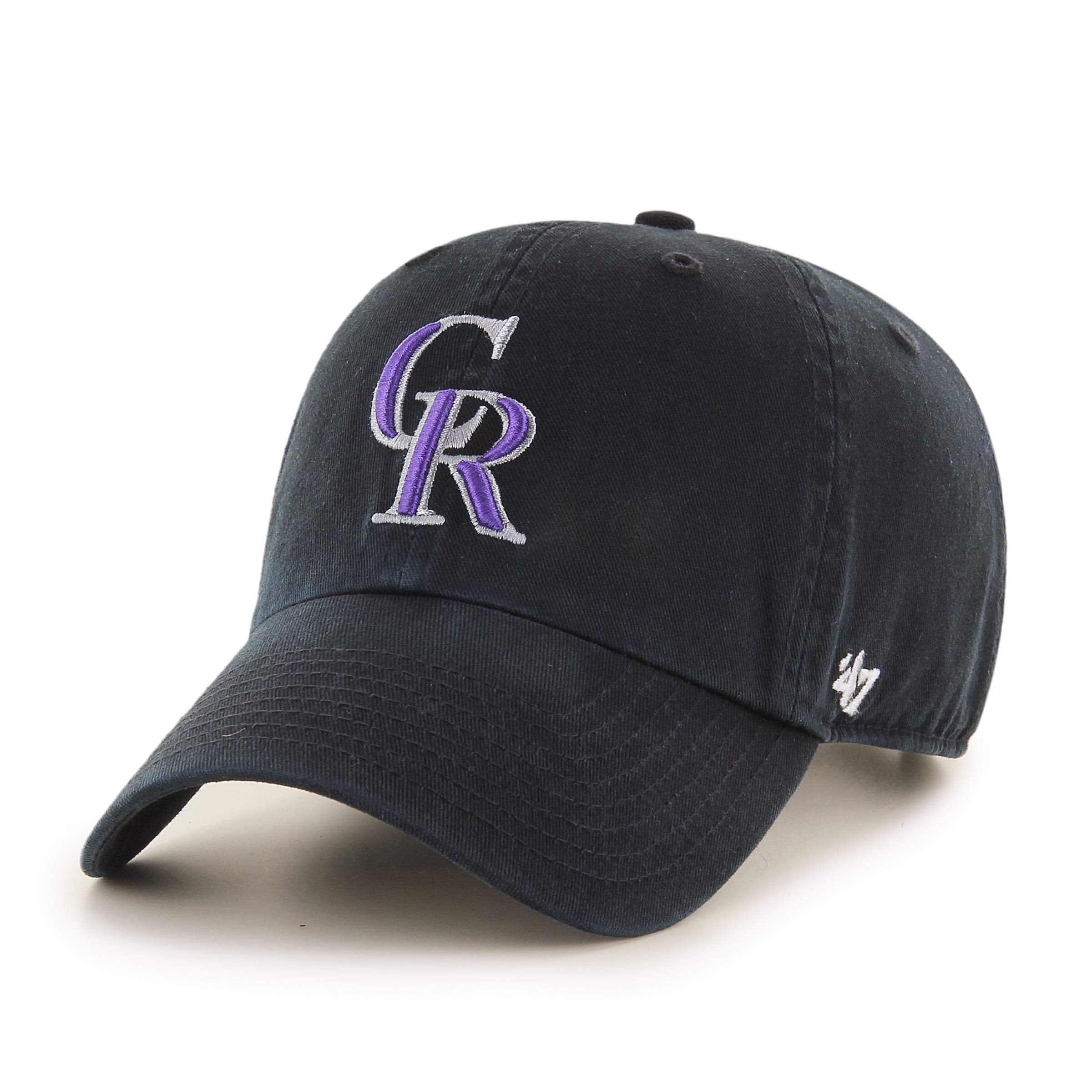 Mlb Colorado Rockies '47 Brand Clean Up Adjustable Hat, One Size