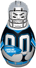 Fremont Die NFL Carolina Panthers Bop Bag Inflatable Tackle Buddy Punching Bag, Standard: 40 Tall, Team Colors